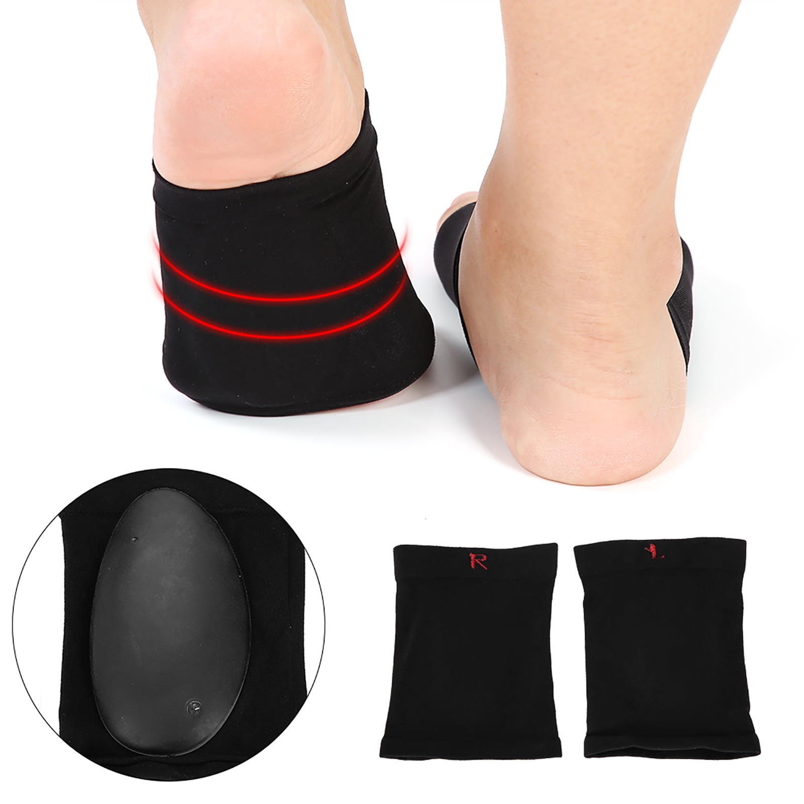 Semelles Orthopédiques, Pieds en Silicone Orthopédiques Support de