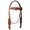 Brown, variant on Bar H Equine Genuine Western American Leather Horse One Ear Headstall