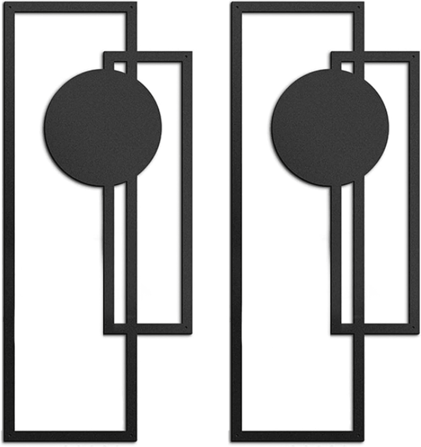 Wall Art Set Modern Minimalist Black and White Decor for Living Room Bedroom Office Halloween Gift