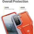 thumbnail image 2 of for Samsung Galaxy S21 Plus 5G Case, Dual Layer Shockproof Heavy Duty Case for Samsung S21 Plus 5G Phone Built-in Kickstand, Without Screen Protector (Orange, 6.7 inch), 2 of 6