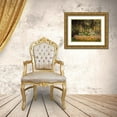 thumbnail image 3 of Monet, Claude 18x15 Gold Ornate Wood Framed with Double Matting Museum Art Print Titled - Wooded Scene, 3 of 4