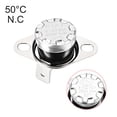 thumbnail image 4 of Uxcell Temperature Control Switch Thermostat 50°C 10A Normally Closed NC 5 Pack, 4 of 5