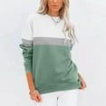 thumbnail image 2 of Patlollav Womens Pullover Long Sleeve Color Blouses Sweater Tops, 2 of 6