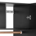 thumbnail image 3 of Prepac HangUps Wardrobe, Black, 3 of 9