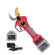 Electric Pruning Shears 400W Brushless Cordless Pruner Lithium Powered Fruit Tree Bonsai Pruning With 2 Battery ,High Efficiency