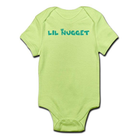 CafePress - Lil Nugget Boys Tee Infant Bodysuit - Baby Light Bodysuit