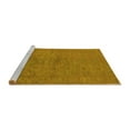thumbnail image 2 of Ahgly Company Machine Washable Indoor Square Oriental Yellow Industrial Area Rugs, 8' Square, 2 of 4