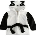 thumbnail image 1 of Baby Boy Girl Animal Hooded Bath Towel Infant Bathing Sleepwear Robes, 1 of 4