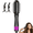 Black+Purple, variant on VIISHARE Hair Blow Dryer Brush, One-Step Hair Styling Tool, 3-in-1 Ionic Blowout Hot Air Brush for Straightening Curling & Volumizing