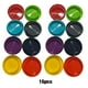 thumbnail image 2 of Inteprter Paquete de 16 tapas de tarro de lata portátil 8 colores mantenimiento fresco interior cocina fruta jugo de leche azúcar nevera tapas Cocina y Comedor Mostrar como imágenes Tipo 1, 2 of 6