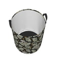 thumbnail image 3 of Kll Skull With Dollar Waterproof Foldable Laundry Hamper Bucket With Handles For Storage Bin,Kids Room,Home Organizer (Small), 3 of 8