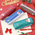 thumbnail image 4 of Bolsa De Almacenamiento De Papelería De Navidad Peso Ligero Portátil Fácil De Llevar Para Día De Los Niños Cumpleaños, 4 of 4