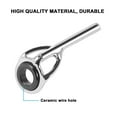 thumbnail image 2 of 20pcs Fishing Rod Tip Stainless Steel Guides Rings Fishing Accessory Kit, 2 of 9