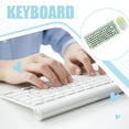 thumbnail image 4 of Cateissary Juego de ratón y teclado inalámbrico, Universal, para oficina, escuela, negocios, Notebook, escritorio, portátil, PC, teclado de Videojuegos y accesorios Verde, 4 of 6