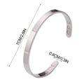 thumbnail image 3 of Pulsera de pareja, joyería de metal, apertura magnética, ajustable, accesorios de joyería para hombres y mujeres, pulsera, pulsera, 3 of 6