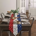 thumbnail image 4 of 4th of July PALIFEUR Table Runner, 12.6 x 72 Inch Patriotic Table Runner 72 Inches Long, Independence Day Decorations Table Runners, 4 of 6