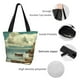 thumbnail image 4 of Balery Serene Coastal Blue Sky Bolsa de Hombro con Diseño, Bolsa Grande y Duradera, Bolsa Versátil para Compras, 4 of 6