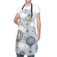thumbnail image 3 of Goofa Balloon Vintage Printed Waterproof Apron 33" Chef Aprons for Men Heavy Duty Chemical Work Apron Adjustable Bib Apron, 3 of 9