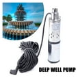 thumbnail image 2 of 12V 24V 48V Solar Water Pump Deep Well Pump Submersible Pump Farm Agricultural Irrigation Deep Well Pump 60M Lift Water Pump ,High Efficiency, 2 of 6