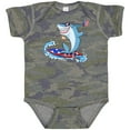 thumbnail image 3 of Inktastic Fourth of July Shark Surfing Boys or Girls Baby Bodysuit, 3 of 5