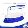 thumbnail image 5 of MR.SIGA heavy duty scrub brush with comfortable grip, handle cleaning brush for bathroom, shower, sink, floor, 2-pack, 5 of 7