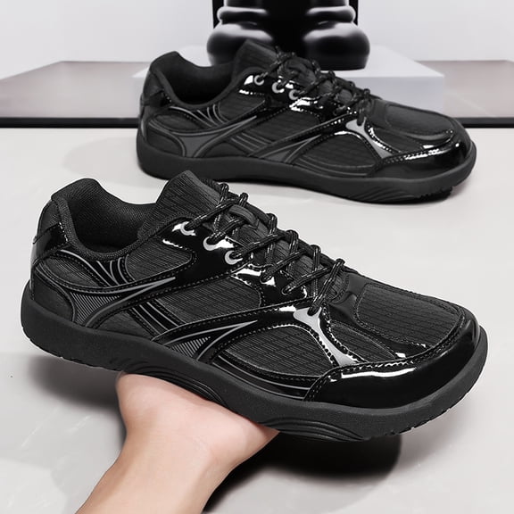 Men'S Wide Width Athletic Casual Shoes | Super Grip Sole, Outdoor Hiking Mountaineering Shoes , Multi-Terrain Use, and Fabric Upper, Rubber Sole, Lace Closure, Low Top ,