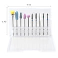 thumbnail image 2 of Tungsten Carbide Nail Drill Bit Set - 10Pcs Diamond Nail Drill Bits for Electric Nail Machine, Nail Tools Easter Mother'S Day Nail, 2 of 2