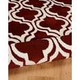 thumbnail image 2 of Capri Quatrefoil Red & Cream 6' 5" x 9' 3" Area Rug, 2 of 5