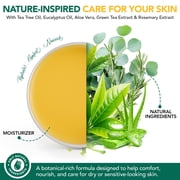 Tea Tree Balm for Hands, Feet, and Body, Gently Soothes Sensitive and Dry Skin, Natural Plant Extracts, 1 oz