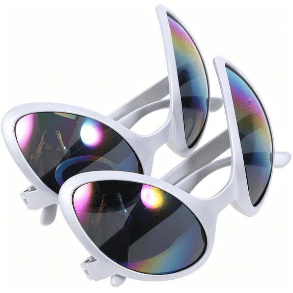 HBMYN Funny Alien Glasses for Halloween Alien Costume Eyeglasses Lightweight Comfortable Party Gathering Accessory