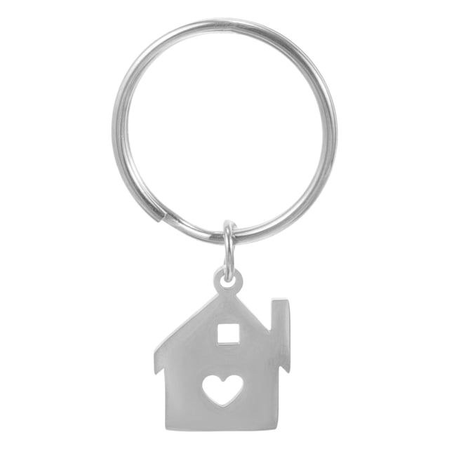 First Home Llavero Monedero Llavero Bolsa Colgante Decoración Casa Forma Llavero Único