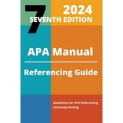 APA Manual 7th Edition 2024 Referencing Guide (Paperback)