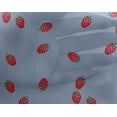 thumbnail image 4 of oneOone Georgette Viscose Fabric Raspberry Fruit Fabric Prints by Yard 42 Inch Wide, 4 of 4