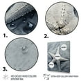 thumbnail image 3 of Designart "Coastal Gem Minimalist Starfish in Grey" Animals Framed Wall Art - Modern Grey Starfish Hallway Framed Wall Art Decor, 3 of 6