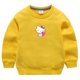 thumbnail image 3 of Hello Kitty suéter de moda de dibujos animados para niñas primavera y otoño cuello redondo niños de manga larga top con fondo mantener la ropa abrigada, 3 of 5