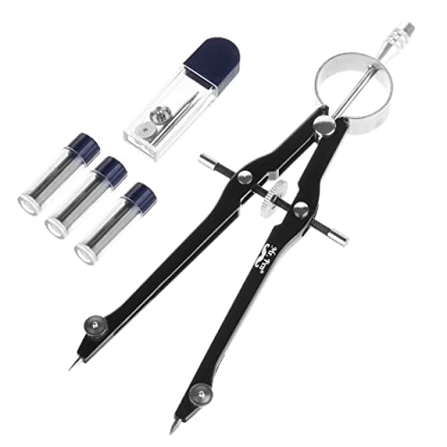 Mr. Pen Professional Compass with Lock, Compass for Geometry, Drafting Compass, Precision