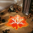 thumbnail image 4 of YIMWNYI Halloween Pumpkin Rugs, Decorative Floor Mat, Doormat for Living Room, Kitchen, Thanksgiving Day, Soft Bathroom Mat, Fall Themed Home Decor, Easy to Clean Rug, 4 of 7
