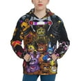 thumbnail image 3 of Youth Five Nights At Freddy'S Hoodies 3D Print Pullover Hooded Sweatshirt With Pocket For Boys Girls Teen Large, 3 of 8