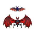 thumbnail image 4 of Accessoires de Costume d'Aile d'Halloween Accessoires de Performance sur Scène pour Décoration Rouge Rouge Adultes, 4 of 8