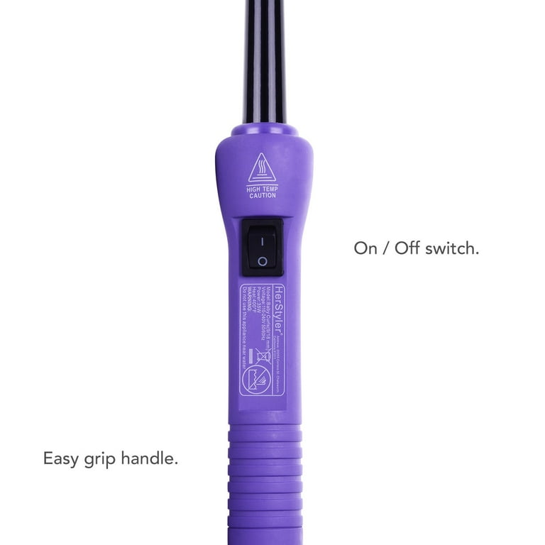 Herstyler Baby Curl Curling Iron Purple