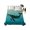 Blue, variant on Twin Flat Sheet Only Coastal Ocean Sea Dolphin Soft Microfiber Cooling Bedding Sheets Underwater Marine Creature Flat Bed Sheet for Hotel,Home Decor