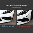 thumbnail image 5 of TINKI Front Bumper Lip Corner Decal Compatible with Chevrolet Corvette C8 Stingray 2020-2023, Front Lip Corner Decoration Strip Sticker, 5 of 7