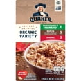 thumbnail image 3 of Quaker Instant Oatmeal, Organic Variety, 3 Flavor Variety Pack, 8 Packets, 3 of 9