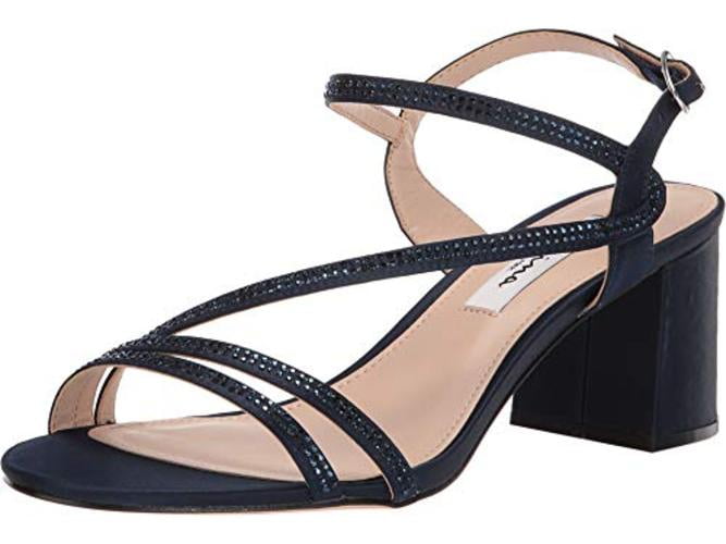 navy occasion sandals