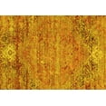 thumbnail image 1 of Ahgly Company Machine Washable Indoor Rectangle Abstract Yellow Contemporary Area Rugs, 5' x 8', 1 of 4