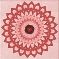 thumbnail image 1 of Ahgly Company Machine Washable Indoor Square Transitional Deep Rose Pink Area Rugs, 8' Square, 1 of 7