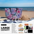 thumbnail image 5 of Daiia Cute Nautical Beach Travel Bag - Water-Resistant Beach Bag, Lightweight Tote with 7 Pockets for Women and Men - Gym,Pool,Camping,Reusable Grocery Bag, 5 of 7