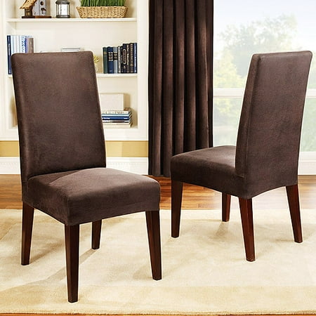 Sure Fit Scroll Long Dining Room Chair Slipcover Sure Fit Scroll Long Dining Room Chair Slipcover