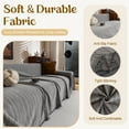 thumbnail image 7 of Jessy Home Sofa Cover Slipcover Couch Cover Protector Durable Multi-Function Furniture Cover for Dogs Cats Home Decor 71"x 134"Light Gray, 7 of 7