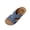 Blue, variant on Women Wedge Slide Sandals Perforated Floral Decor Shoes Comfortable For Casual Home Travel Daily Outdoor Activities